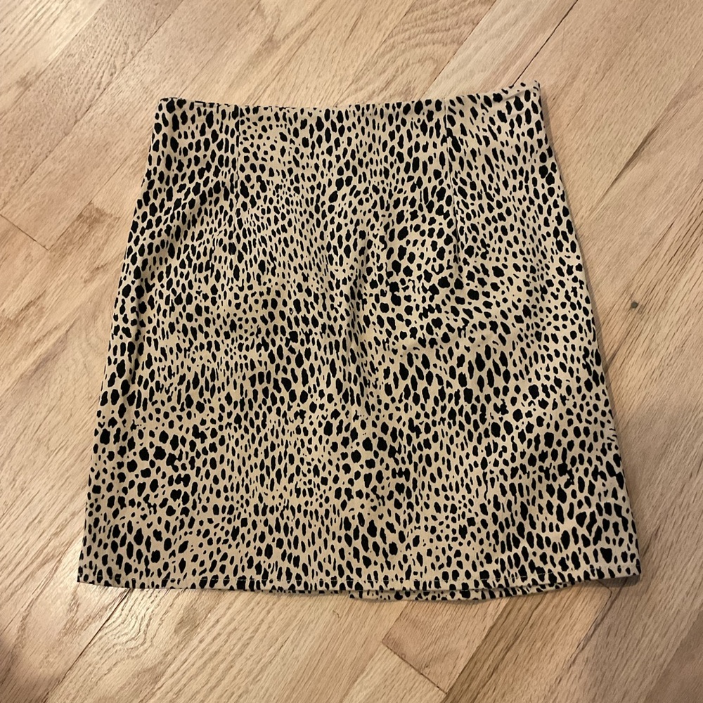 Brandy Melville Tan Cream Mini Pencil Skirt Night Out